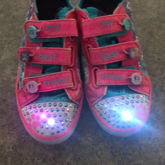 pink twinkle toes skechers